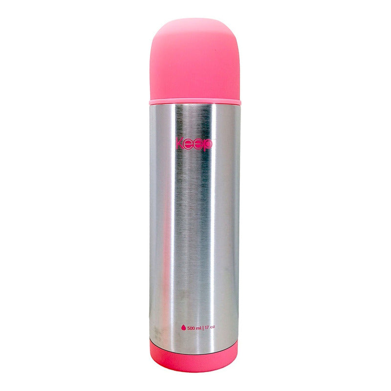 Set Termo Bala Mate Bombilla Keep Acero Inoxidable 500 Ml