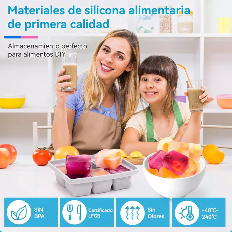 Cubeta De Hielo Silicona 6 Hielos Grandes Negro Hielera Con Tapa Silicona Cubeta 6 Ranuras Hielo Antiadherente Negro Arcashopping Molde Hielo Cubetas De Hielo Con Tapa Bandeja Para Hielo