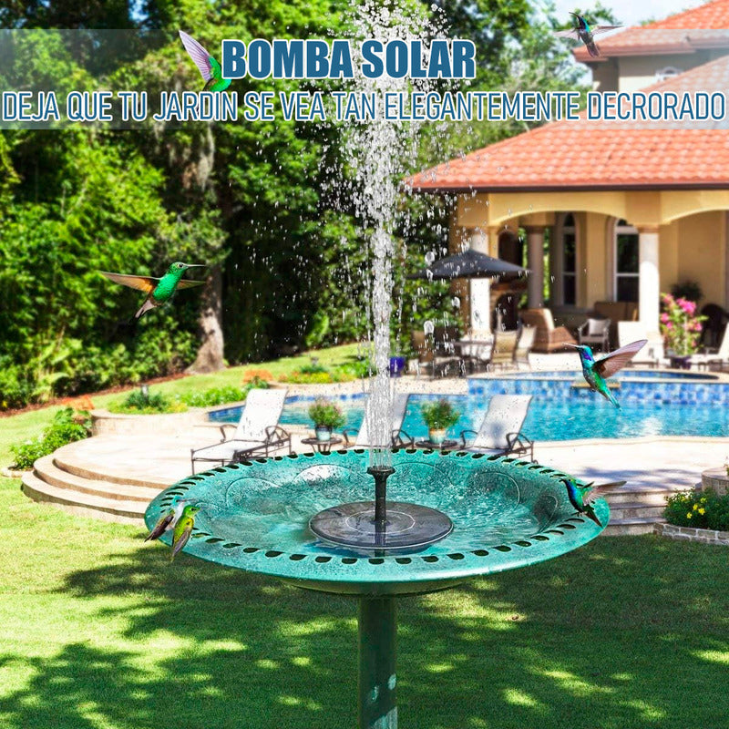 Bomba De Agua Automática Fuente De Agua Solar Aspersor Bomba
