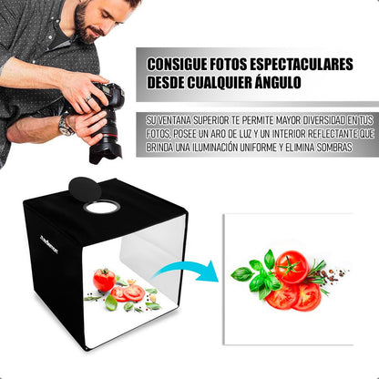 Mini Estudio Fotografico Led Caja Fotografica Led Plegable