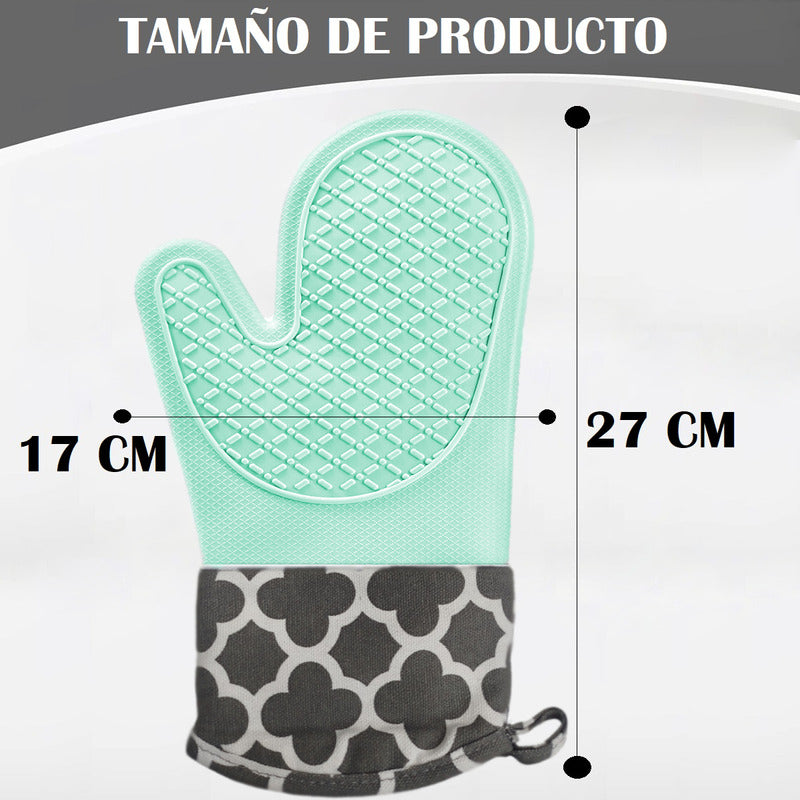 Guantes Para Horno Toma Ollas Guantes De Silicona De Cocina