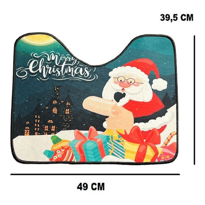 Set Fundas De Navidad Baño Cosas Navideñas Fundas Navidad