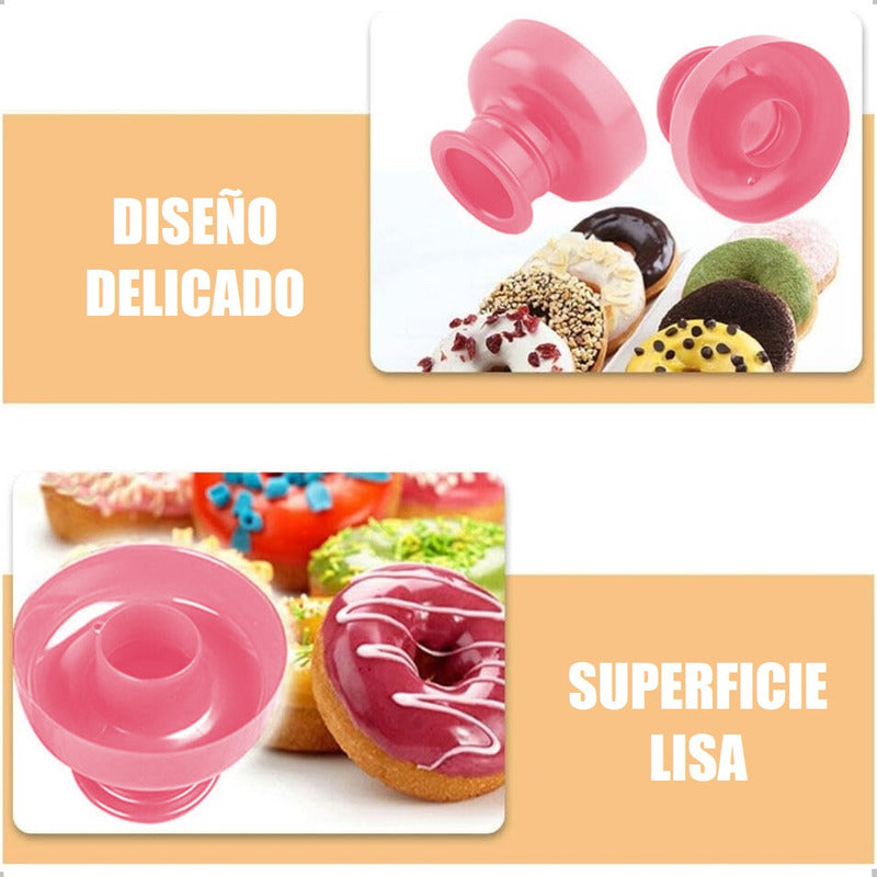 Pack X2 Molde Donas Molde Cortador Para Masa Donuts Molde