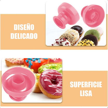 Pack X2 Molde Donas Molde Cortador Para Masa Donuts Molde