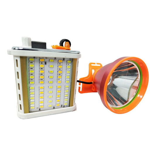 Focos De Caza Linterna Minera Recargable Luz Roja Led 200w