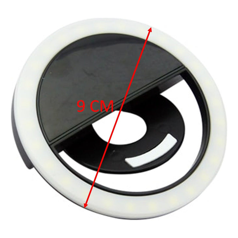 Aro Selfie Para Celular Led Anillo De Luz 18 Led Smartphone