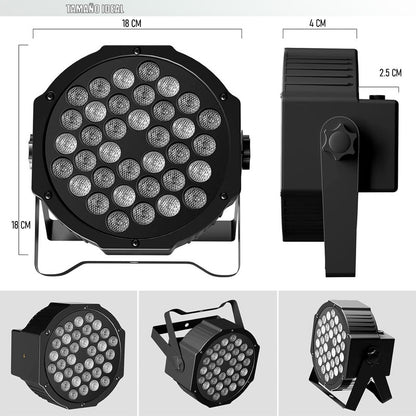 Luz Elestrodoscopica De Fiesta Luz Robotica Led 36 Led Dj