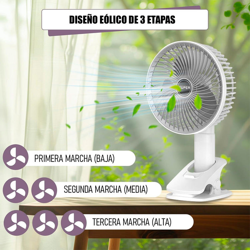 Ventilador Mesa Ventilador Pinza Ventilador Indoor Portatil
