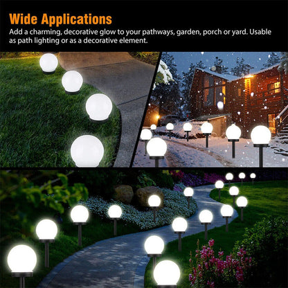 Pack X6 Luces Solares Jardín Faroles Solares Lampara Jardín