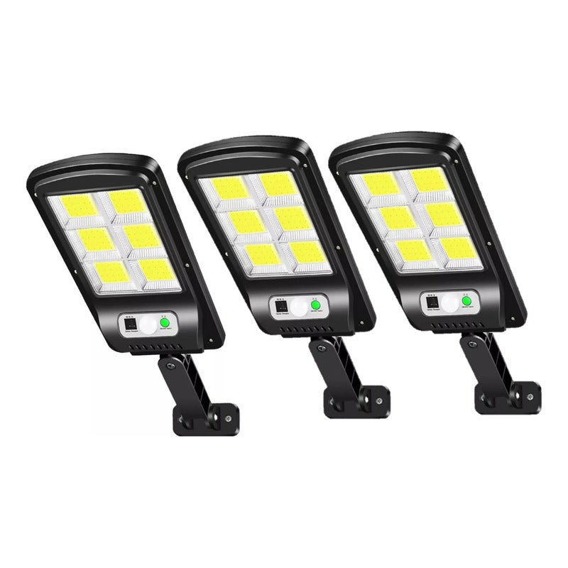 Pack X3 Focos Solares Farol Led Faroles Exterior Solares Led