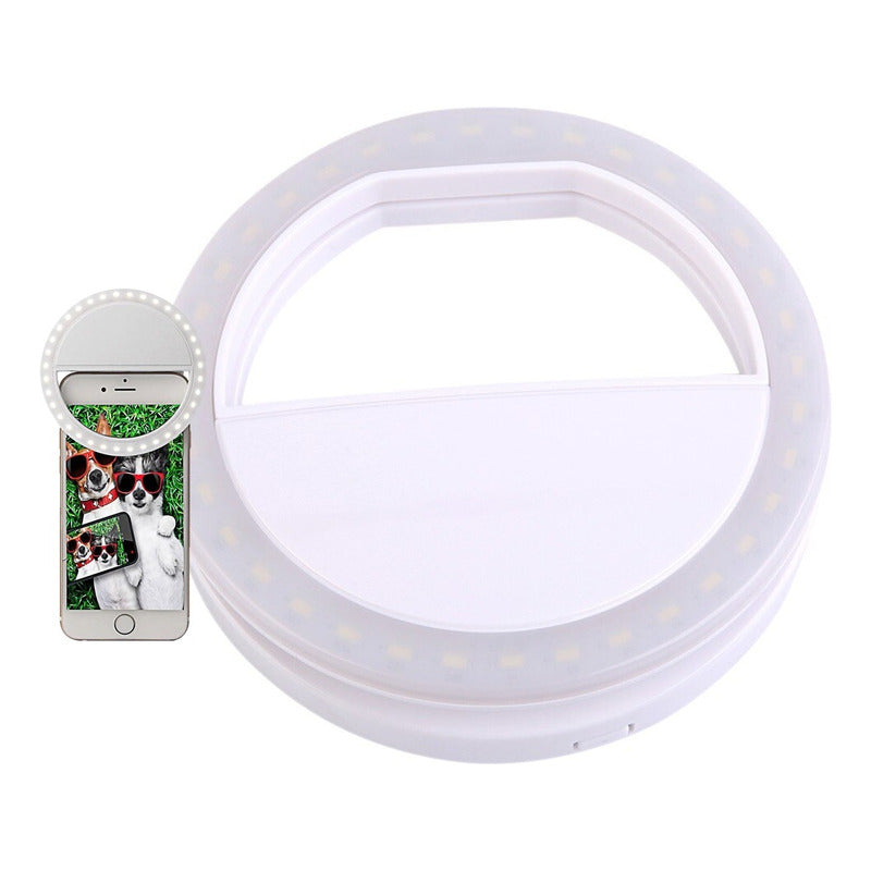 Anillo De Luz Celular Aro De Luz Para Celular Selfie Foto Pi