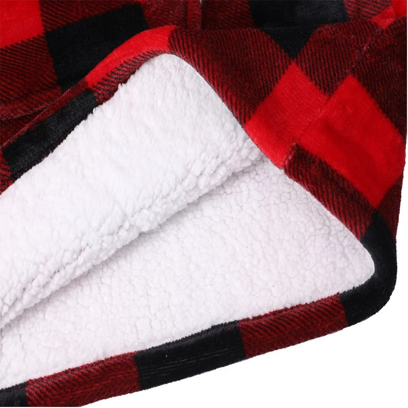 Pijama Micropolar Mujer Felpa Manta Polar Sherpa Hombre
