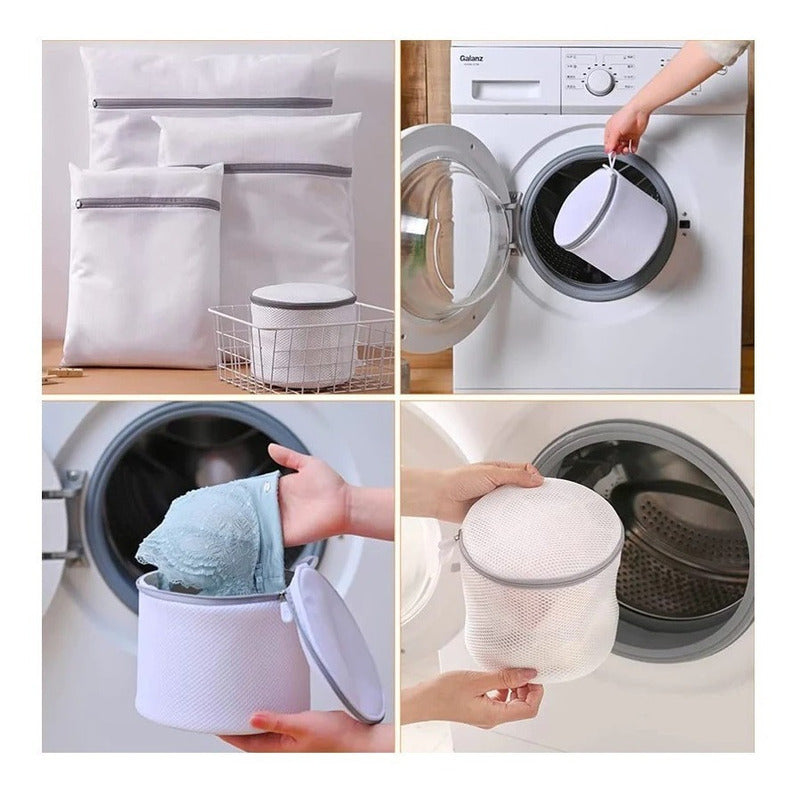 Set 7 Bolsa Para Lavar Ropa De Malla Para Lavandería Delicad