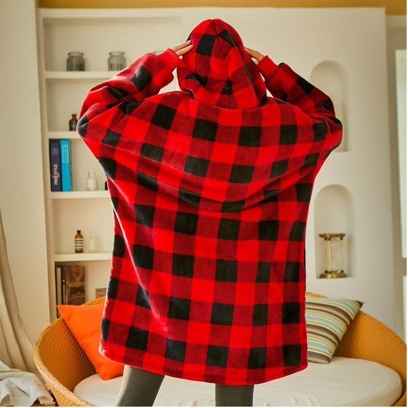 Pijama Micropolar Mujer Felpa Manta Polar Sherpa Hombre