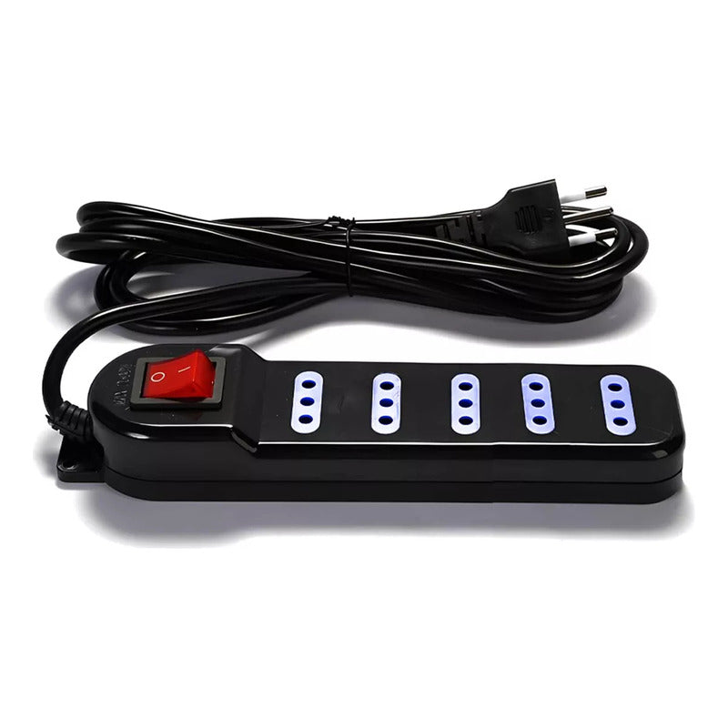 Alargador Electrico 1.5 Metros Negro Alargador Electrico 5 Tomas Extension Electrica 20 Amperios Negro Arcashopping Alargadores Electricos Zapatilla Eléctrica 5 Posiciones Zapa
