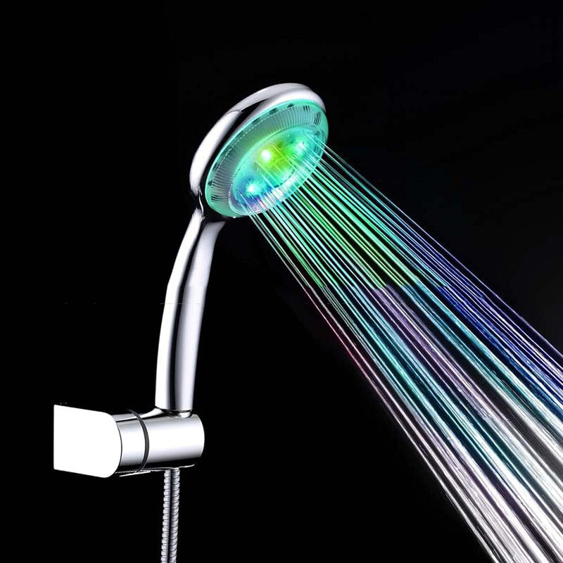 Ducha Telefono Duchas Led Cabezal Multicolor Mango Ducha