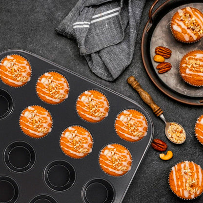 Molde Cupcake Moldes Muffins Baratos Moldes 24 Mini Cupcake Arcashopping Molde Para Magdalenas Molde Antiaderente 24 Cupcakes Moldes De Metal 24 Tazas Moldes Bandeja Para Hornear