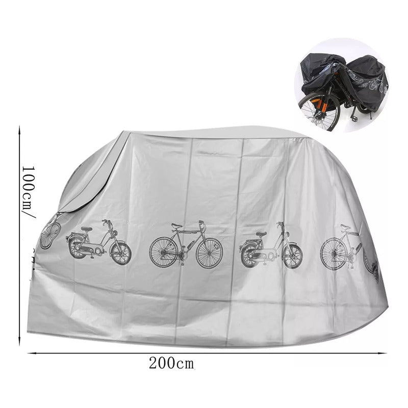 Cobertor Funda Cubre Bicicleta Impermeable Protector 200cm X50cm X100cm Funda Cubre Bicicleta O Moto Arcashopping Funda Cubre Bicicleta Funda Bicicleta Cobertora Impermeable