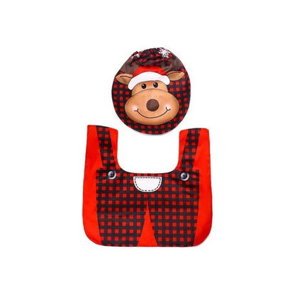 Set Fundas Para Baño De Navidad 2 Piezas Fundas Navideñas