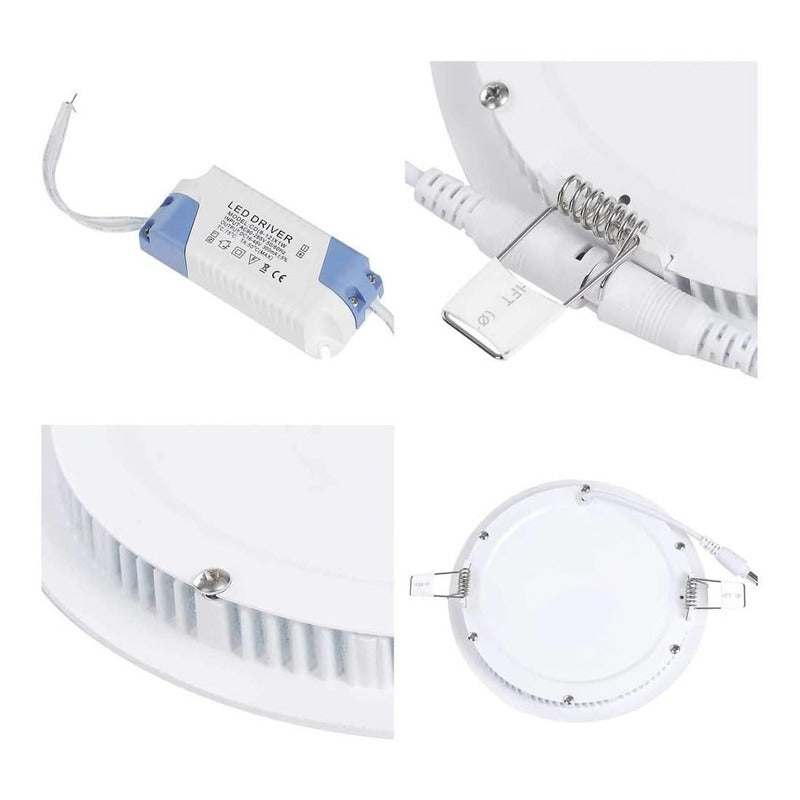 Foco Led Embutido Plafón Led 12w Focos Embutidos Panel Led