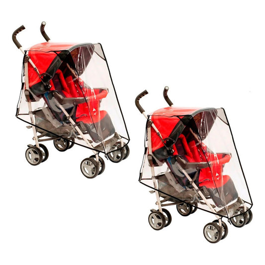 Pack X2 Funda Coches Bebes Cubre Huevito Protector De Lluvia