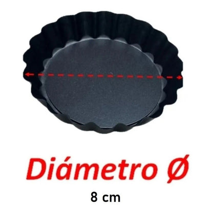Moldes Mini Tartaleta Individual Kuchen Desmontable Tartalet