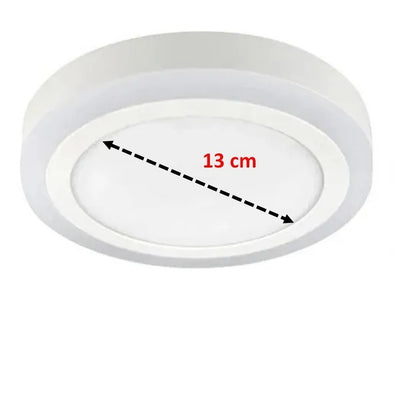 Plafon Led Techo Redond Focos Led Interior 12+4w Blanco Azul