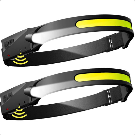 Pack X2 Linternas Led De Cintillo Linternas De Cabeza Sensor