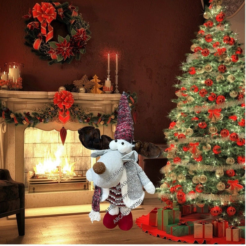 Muñecos De Navidad Muñecos Navideños Patas Largas Reno