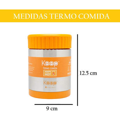 Termo Comida 450ml Termo Acero Inoxidable Keep Lonchera Keep