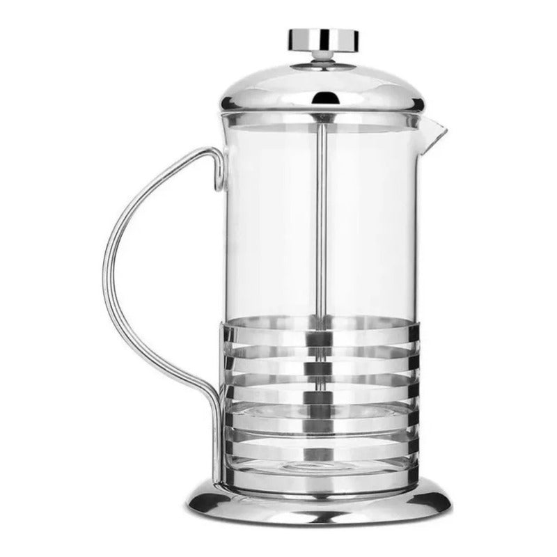 Cafetera Prensa Francesa Cafetera Portatil Acero Inox 800ml - Modelo Cuadro