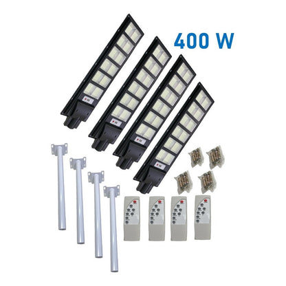 Pack X4 Foco Solar 400w Foco Led Focos Solares Potentes