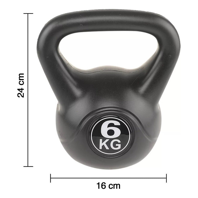 Pesa Rusa 6kg Pesa Kettlebell Mancuerna Ejercicio Crossfit
