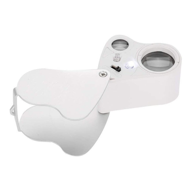 Lupa Geologica Lupa 30x22mm Led Lupa Joyero Con Luz 60x12mm