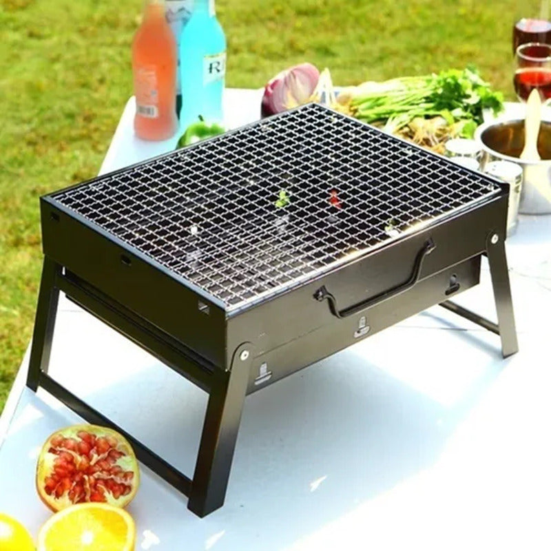 Parrilla A Carbon Quinchos Parrillera Parrilla Carbon Plegab