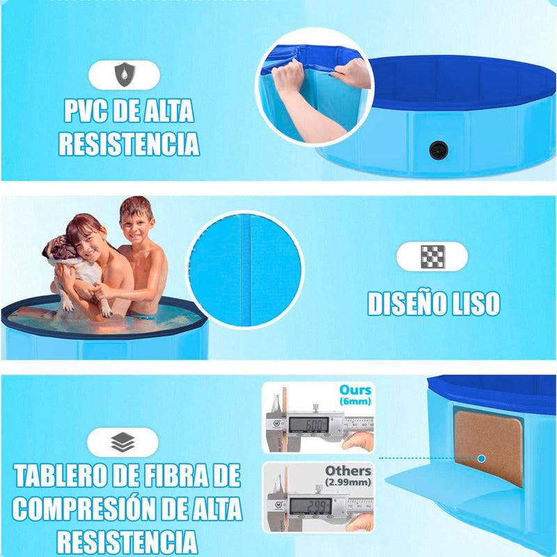 Piscina Plegable Para Perro Piscina De Baño Bañera Plegable
