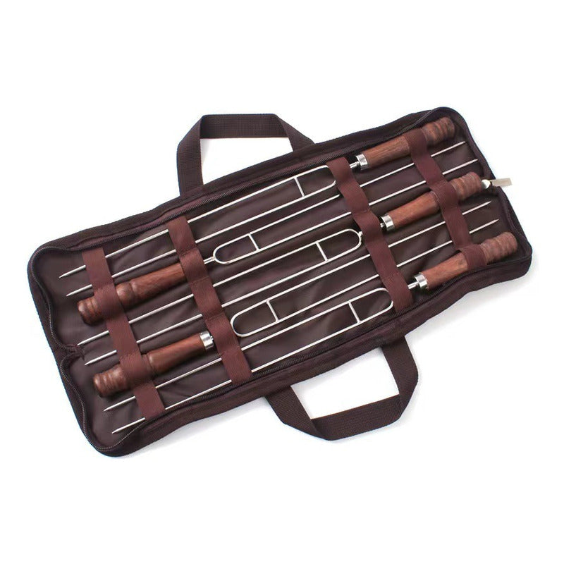 Set 5 Brochetas En Forma De U Para Asado Pinchos Anticucho