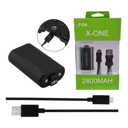 Batería Recargable Control Compatible Con Xbox One 2880 Mah