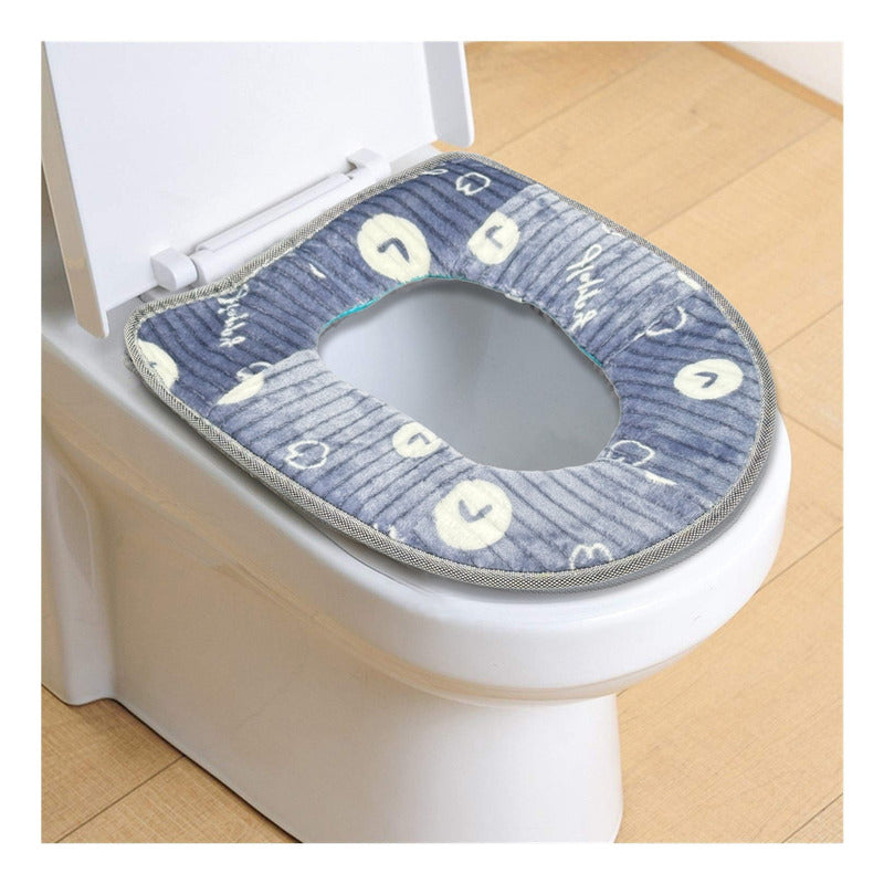 Funda Cubre Asiento Inodoro Tapa Baño Asiento Wc Invierno