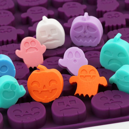 Molde Silicona Para Chocolate Calabaza Moldes Halloween Fant