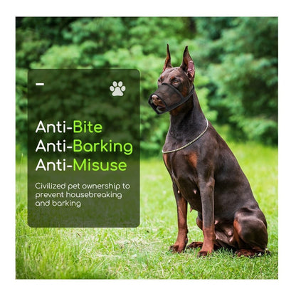Bozal Para Perros Bozal De Tela Ajustable Grande Mediano