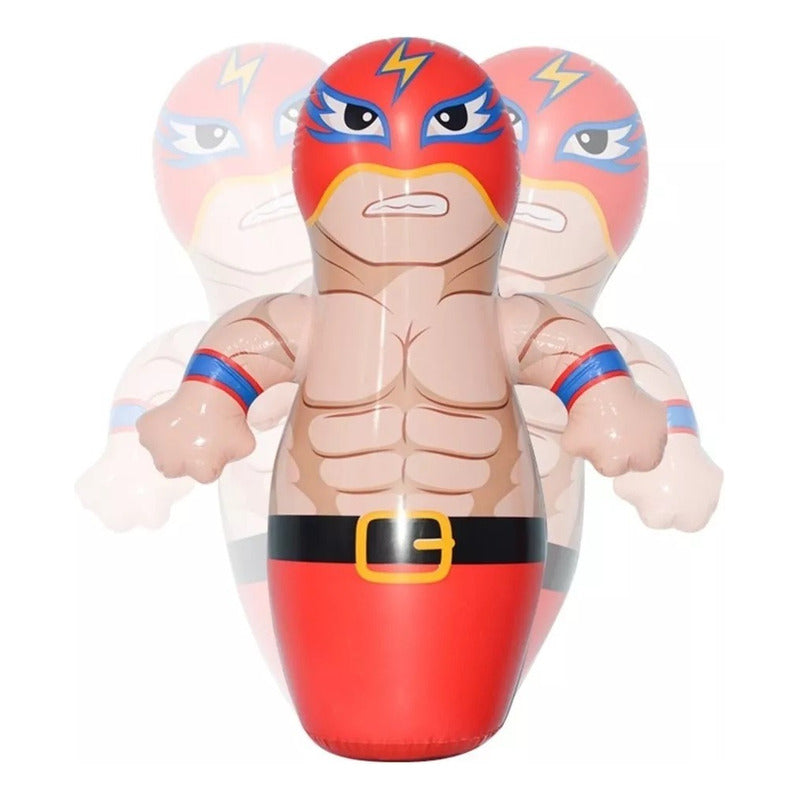 Mono Porfiado Inflable Para Niños Luchador Porfiado Boxeo