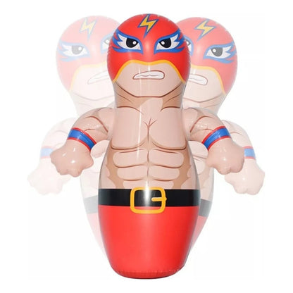Mono Porfiado Inflable Para Niños Luchador Porfiado Boxeo