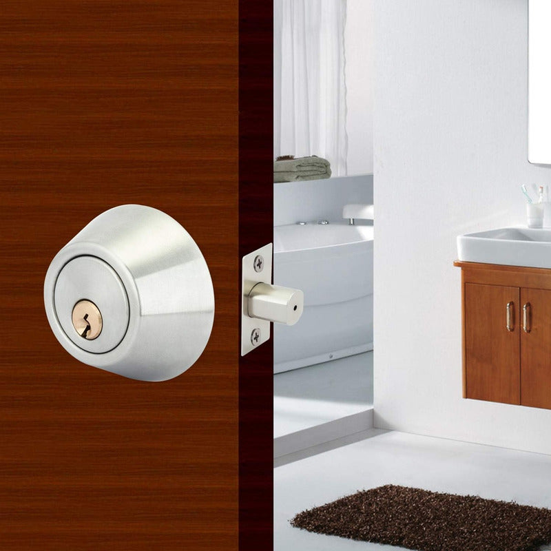 Pack X2 Cerradura Chapa Para Puertas Cerrojo De Seguridad