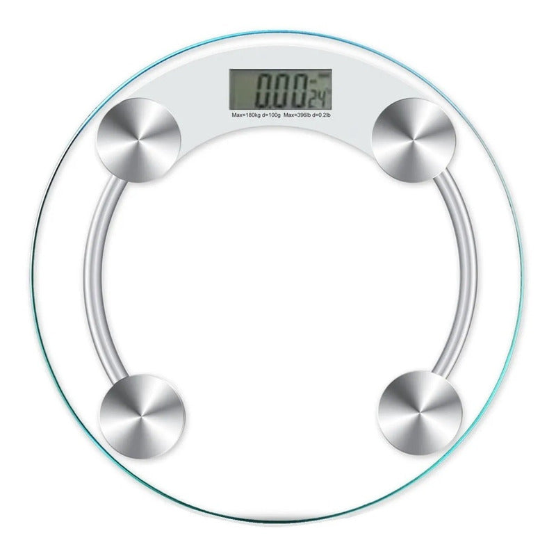 Balanza Pesa Digital Baño Vidrio Templado 180kg