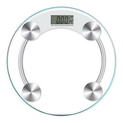 Balanza Pesa Digital Baño Vidrio Templado 180kg