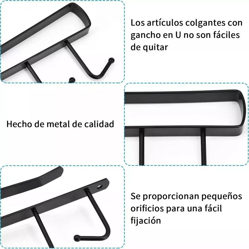Soporte Colgador Cocina Colgador Tazas Soporte Metal Ganchos