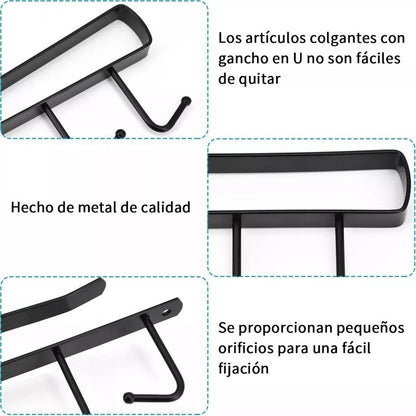 Soporte Colgador Cocina Colgador Tazas Soporte Metal Ganchos