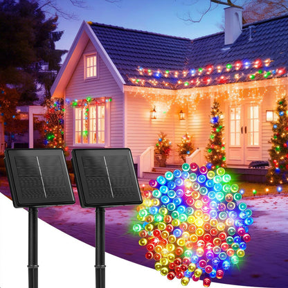 X2 Luces Navideñas Solares Luces Led Solar Luces Navidad 10m