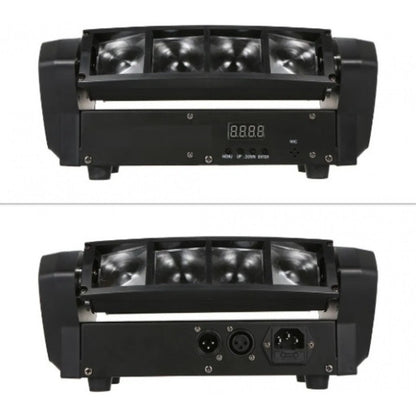 Cabeza Móvil Led Spider Dmx 8x3w Luz Dj Disco Led Beam Rgbw